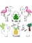 Hawaii Kurabiye Kesici Set-6 Parça-Kaktüs, Ananas, Flamingo, Monstera Yaprağı ve Palmiye Ağacı-Tropikal Kurabiye Kesici Kalıpları Yaz Tropikal Plaj Partisi Malzemeleri Decoratons (Yurt Dışından) 1