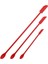 Mini Silikon Teleskopik Spatula ve Kepçe Kaşık, Mini Makyaj Spatula, Pişirme Için Isıya Dayanıklı Silikon Spatula Setleri, Kozmetik (Kırmızı) (Yurt Dışından) 1