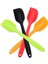 4 Parçalı Silikon Spatula, Paslanmaz Çelik Çekirdekli, Isıya Dayanıklı Yapışmaz Kauçuk Spatula (Yurt Dışından) 3