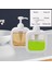 Sabunluk, 300ML 2pcs Pompalı Şişeler, Banyo Veya Mutfakta Duş Jeli, Bulaşık Sabunu ve Diğer Yıkama Ürünleri Için, Kullanışlı Kart Yuvası Ile. (300ML) (Yurt Dışından) 1