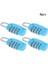 4pcs 4 Haneli Kombinasyon Asma Kilit Köstek Çinko Alaşım Sıfırlanabilir Asma Kilit Spor Salonu Kilidi Kapı ve Kapı Hasps Araç Kutuları Için Su Geçirmez Sprey Boya Gök Mavisi 4mm Ça (Yurt Dışından) 4
