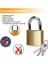 Abrafox Prinç Aynı Anahtarlı Asma Kilit Benzer Anahtarlı KILITLER-40MM-3 Paket (Yurt Dışından) 3