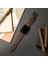 Lesband Leather crocco Kahverengi Gerçek Deri Apple Watch Kordon Seri 1-8, Se, Ultra ve Ultra 2 ile Uyumlu 3