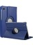 Samsung Galaxy Tab A9 Plus Kılıf 360 Rotating Stand Deri Lacivert 1