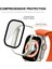 Apple Watch Ultra 49MM Su Geçirmez Kılıf Temsilli Cam Ekran Koruyucu Sabit Pc Tam Koruma Saat Kapağı - Gümüş (Yurt Dışından) 2