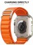 Apple Watch Ultra 49MM Su Geçirmez Kılıf Temsilli Cam Ekran Koruyucu Sabit Pc Tam Koruma Saat Kapağı - Gümüş (Yurt Dışından) 3