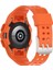 Samsung Galaxy Watch 4 40MM Tek Parçalı Yumuşak Tpu Akıllı Saat Saat Kılıflı Değiştirme Kılıfı - Turuncu (Yurt Dışından) 2