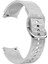 Samsung Galaxy 4 40MM/44MM/WATCH 4 Classic 42MM/46MM/SAAT 5 40MM/44MM Rhombus Patern Saat Bandı Yumuşak Silikon Spor Bilgisayar Kayışı - Gri (Yurt Dışından) 1