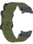 Samsung Galaxy 5 40MM/44MM/WATCH 5 Pro 45MM/WATCH4 40MM/44MM Naylon Watch Band Üç Döngü Ayarlanabilir Kayış Değiştirme - Ordu Green (Yurt Dışından) 1