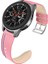 Üst Kat Cowhide Deri Dikiş Tasarımı Samsung Galaxy Watch Saat Strapt3 45MM/WATCH 46MM - Pink (Yurt Dışından) 1