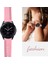 Üst Kat Cowhide Deri Dikiş Tasarımı Samsung Galaxy Watch Saat Strapt3 45MM/WATCH 46MM - Pink (Yurt Dışından) 5