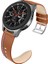 Üst Kat Cowhide Deri Dikiş Tasarımı Samsung Galaxy Watch Saat Bant Kayışı 3 45MM/WATCH 46MM - Kahverengi (Yurt Dışından) 1