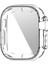 Apple Watch Ultra 49MM Yumuşak Şeffaf Tpu All -Around Koruyucu Kılıf Elektrokaplama Metal Renk Çerçevesi Kapağı - Şeffaf (Yurt Dışından) 1