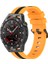 Huawei Spor Bantları Saat Gt 3 Se/saat Gt Çift Renk 22MM Saat Bando Breefable Yumuşak Silikon Kayış - Sarı/siyah (Yurt Dışından) 2