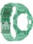 Samsung Galaxy Watch 4 40MM Tek Parçalı Yumuşak Tpu Akıllı Saat Saat Kılıflı Yedek Bilek Kayışı - Şeffaf Yeşil (Yurt Dışından) 4