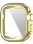 Apple Watch Ultra 49MM Yumuşak Şeffaf Tpu Çok Yönlü Koruyucu Kasa Elektrokaplama Metal Renk Çerçevesi Kapağı - Altın (Yurt Dışından) 1