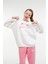 Wl Barbıe 16GFL743 4fx Beyaz Kadın Sweatshirt 5