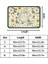 Drenaj Pedi F Xl 40 x 60CM Dikdörtgen Drenaj Pad Çiçek Desenli Masa Kahve Altlığı Hızlı Bulaşık Kurutma Paspasları Ev Dekorasyon Drenaj Placemat Mutfak Aksesuarları (Yurt Dışından) 3