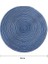 BLUE36CM 2 Adet 2/4/6 Adet Dokuma Yuvarlak Placemat Masa Mat Pad Isıya Dayanıklı Kaseler Kahve Fincanları Coaster Sofra Mat Ev Dekorasyon Mutfak Aracı (Yurt Dışından) 1