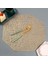 B Altın Masa Mat Hibiscus Çiçek Bronzlaştırıcı Pvc Placemat Içi Boş Yalıtım Coaster Pedleri Masa Kase Ev Yılbaşı Dekoru Isıya Dayanıklı (Yurt Dışından) 1