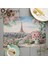 LE403 42X32 cm Fransız Sokak Sahne Çiçek Yağlıboya Placemat Keten Yemek Masası Paspaslar Coaster Pad Kase Kahve Fincanı Mat Masa Örtüsü 42X32 cm (Yurt Dışından) 5