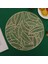 2CD-51043-001 Yuvarlak Placemats Restoran Içi Boş Pvc Dekorasyon Yemek Mat Anti-Sıcak Yemek Masası Hattı Mat Biftek Tabağı Pedi (Yurt Dışından) 3