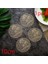 28 4 Adet 2/4/6 Adet Isı Yalıtım Masası Placemats Yemek Masası Mat Içecek Kupası Bardak Bardak Mutfak Mat Pvc Kaymaz Sıcak Ped Placemat (Yurt Dışından) 1