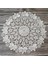 Beyaz Yuvarlak 25CM Yeni Dantel Yuvarlak Beyaz Nakış Masa Yer Mat Yemek Pedi Kumaş Içecek Placemat Bardak Kupa Akşam Yemeği Çay Altlığı Cam Bardak Altlığı Peçete Mutfak (Yurt Dışından) 2