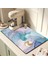 C Dikdörtgen 40X50 cm Emici Kahve Tabağı Çabuk Kuruyan Mutfak Emici Drenajlı Placemat Kurutma Mat Masa Banyo Mutfak Drenaj Pedleri (Yurt Dışından) 4