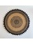 E Yuvarlak 38CM Boho Yuvarlak Servis Altlığı 15 Inç, Çiftlik Evi Dokuma Jüt Saçak Masa Paspasları Ponponlu Püskül Yer Mat Yemek Odası Için Ins Masa Dekorları (Yurt Dışından) 1