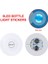 6 LED Mavi 6 cm 1 Adet Şişe Bardak Işıkları LED Bar Light Up Coaster Çıkartmalar Içecekler Bardak Şarap Likör Şişesi Coaster Atmosfer Işığı (Yurt Dışından) 1