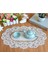 Bej 5 Oval 28X43 cm Sıcak Oval Gül Çiçek Nakış Masa Yer Mat Ped Kumaş Fincan Tabak Çay Kahve Altlığı Noel Düğün Placemat Bardak Altlığı Peçete Mutfak (Yurt Dışından) 4