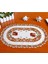 Bej 5 Oval 28X43 cm Sıcak Oval Gül Çiçek Nakış Masa Yer Mat Ped Kumaş Fincan Tabak Çay Kahve Altlığı Noel Düğün Placemat Bardak Altlığı Peçete Mutfak (Yurt Dışından) 5