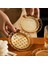 B 11X11 cm Bambu Dokuma Tabak Mat Içecek Fincan Bardak Çay Pedi Kaymaz Pot Tutucu Rattan Dokuma Fincan Mat Yemek Masası Placemat (Yurt Dışından) 2
