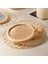 B 11X11 cm Bambu Dokuma Tabak Mat Içecek Fincan Bardak Çay Pedi Kaymaz Pot Tutucu Rattan Dokuma Fincan Mat Yemek Masası Placemat (Yurt Dışından) 3