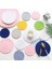 09 Yuvarlak 30 cm Pamuk Ipliği Yalıtım Placemat Dokuma Anti-Haşlanma Coaster Kase Mat Iskandinav Minimalist Pot Pedi Pamuk Halat Masa Mat (Yurt Dışından) 3