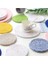 09 Yuvarlak 30 cm Pamuk Ipliği Yalıtım Placemat Dokuma Anti-Haşlanma Coaster Kase Mat Iskandinav Minimalist Pot Pedi Pamuk Halat Masa Mat (Yurt Dışından) 4