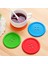 Mavi Çoklu Renkler Silikon Kap Mat Sevimli Renkli Düğme Fincan Coaster Fincan Yastık Tutucu Içecek Fincan Placemat Mat Pedleri Kahve Pedi (Yurt Dışından) 5
