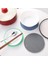 H 14.5cm 18/14CM Yuvarlak Silikon Masa Mat Ekstra Kalın Placemat Açık Kutular Petek Sıcak Ped Kahve Fincanı Altlığı Yaratıcı Mutfak Pot Tutucu (Yurt Dışından) 4