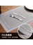 Açık Gri 30X45CM 4'lü Paket Pvc Yemek Masası Için Yer Paspasları Isıya Dayanıklı Yerleşimler Kaymaz Sızdırmaz Masa Paspasları 45X30CM Moda Disk Pedleri (Yurt Dışından) 1
