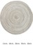 Krem A 38 cm 1 Adet Masa Placemats Yuvarlak Rami Yalıtım Pedi Keten Kaymaz Masa Paspasları Coaster Yemek Masası Mat Ev Dekorasyon Pedi (Yurt Dışından) 1