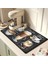 CJ06-5 S 20X30CM Kahve Tasarım Bulaşık Kurutma Mat Süper Emici Mutfak Tezgahı Drenaj Pedleri Sofra Fincan Şişe Lavabo Su Geçirmez Kaymaz Paspaslar (Yurt Dışından) 4