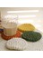 Siyah 10 cm Sevimli Yuvarlak Yün Keçe Bardak Placemats Potholders Yaratıcı Hediyeler ve Hediyelik Eşya Ev Ekran Çekim Sahne (Yurt Dışından) 2