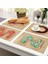 LE1161 Dikdörtgen 32X42CM 1 Adet Donut Yemek Mektubu Desen Mutfak Placemat Yemek Masası Paspaslar Çay Altlığı Pamuk Keten Pedleri Kase Fincan Mat 42*32CM Ev Dekor (Yurt Dışından) 3