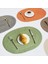 Kahve 36 cm Masa Paspasları Ev Dekorasyon Pedi Masa Mat Yalıtım Pedi Placemats Keten Kaymaz Coaster Masa Placemats Mutfak Aksesuarları (Yurt Dışından) 5