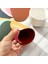 Sarı 13.8cm x 11.2cm Iki Renkli Coaster Iskandinav Tarzı Ins Deri Pvc Çay Altlığı Otel Mobilyaları Düzensiz Su Geçirmez Yalıtım Pedi (Yurt Dışından) 3