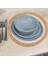 Stil 6 L 6'lı Set Boho Yuvarlak Servis Altlığı Mutfak Plaka Paspas Koşucular Yemek Masası Için Mandala Bohem Çuval Bezi Daire Placemats 15 Inç (Yurt Dışından) 5