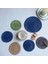 Krem A 11 cm 1 Adet Masa Placemats Yuvarlak Rami Yalıtım Pedi Keten Kaymaz Masa Paspasları Coaster Yemek Masası Mat Ev Dekorasyon Pedi (Yurt Dışından) 5