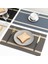 Koyu Mavi 30X45 cm 4 Pcs Set 4 Pvc Placemat Yemek Masası Için Mat Set Çarşaflar Yer Mat Aksesuarları Bardak Şarap Dekoratif Mat Placemats Masa Için (Yurt Dışından) 3