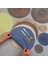 Boya Kahve Çapı 36 cm Yuvarlak Dokuma Iskandinav Tarzı Kaymaz Placemat Coaster Yalıtım Dolgu Kupa Bardak Masa Mat Ev Dekor Peçete Mutfak Aksesuarları (Yurt Dışından) 2